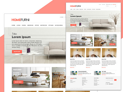 E-commerce: Furniture shop e-commerce e-shop furniture shop shopping store web web design