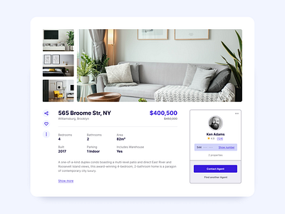 Real Estate - Details Page