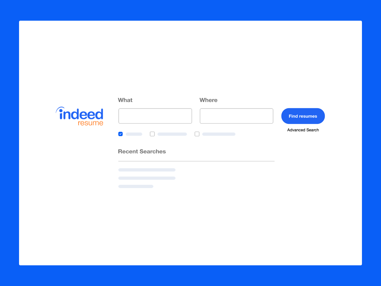 Indeed Resume Prototype principle product design ui