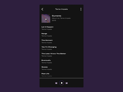 Music Player Microinteraction microinteraction music player principle ui