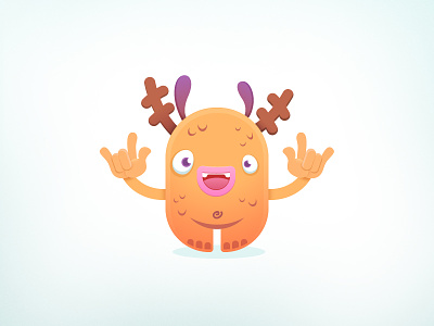 Moosebob cartoon character illustration illustrator moose style tutorial vector