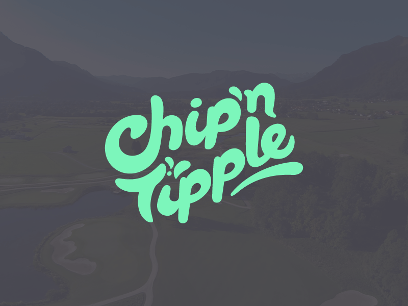 Chip'n'Tipple drink golf icons logo