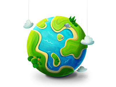 Literacy Planet cut-out earth globe illustration photoshop planet sphere texture world