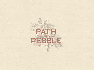 Path and Pebble brand identity branding clothing brand design exploration graphic design identity design illustration lifestyle lifestyle brand logo san francisco sustainable typography