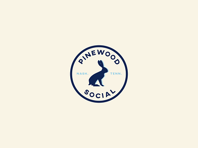 Pinewood Social Badge badge design exploration graphic design illustraion nashville typography vector