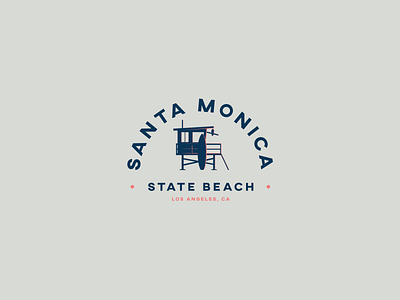 Santa Monica State Beach Badge