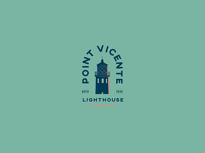 Point Vicente Lighthouse Badge badge design exploration graphic design illustraion lighthouse los angeles patch typography vector