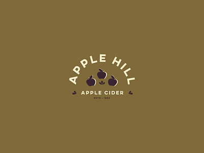 Apple Hill Apple Cider Exploration apple badge design exploration graphic design illustraion patch typography vector