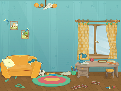 Rabbit Homebg background game room toy