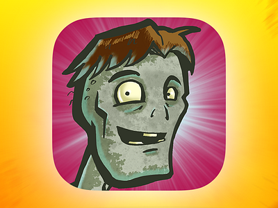 Dead Giveaway App Icon app game icon illustration ios quiz zombie
