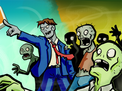 Zombies! app artwork character design comic illustration twitter zombie zombies