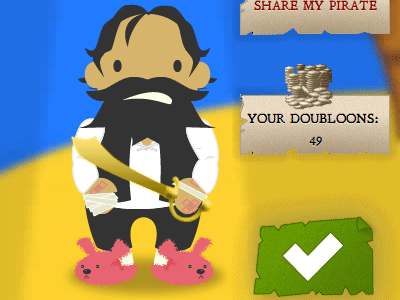 Doubloon Dash Pirate Builder