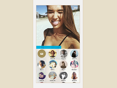 MIRAGE app app camera design interactive interface messaging mobile ui ux
