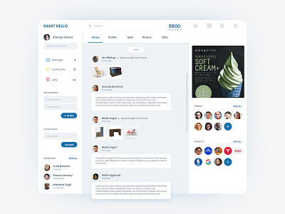 Social Networking - UI Concept