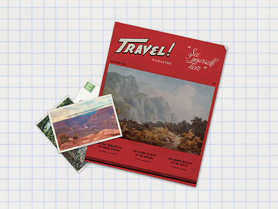 1940's Travel Magazine – Graphic Props