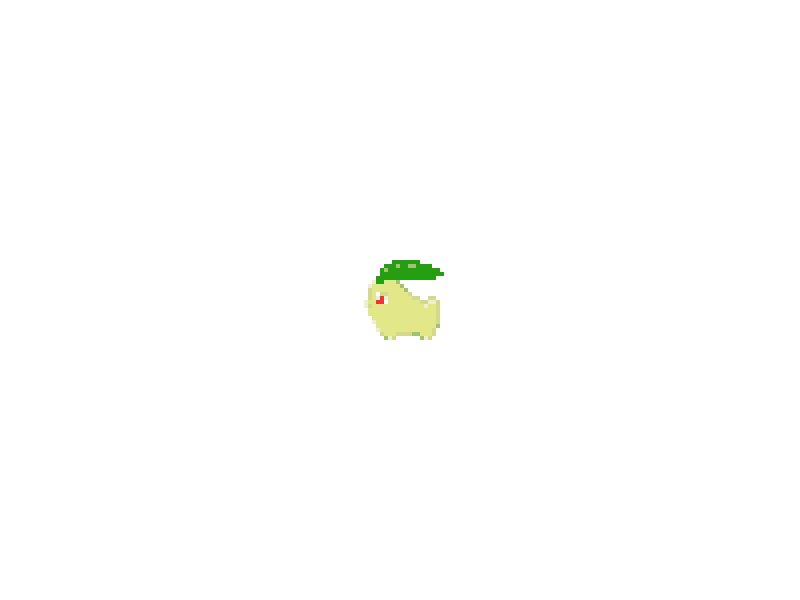 Chikorita animated animation chikorita gif pixel pixel art pixels pokemon