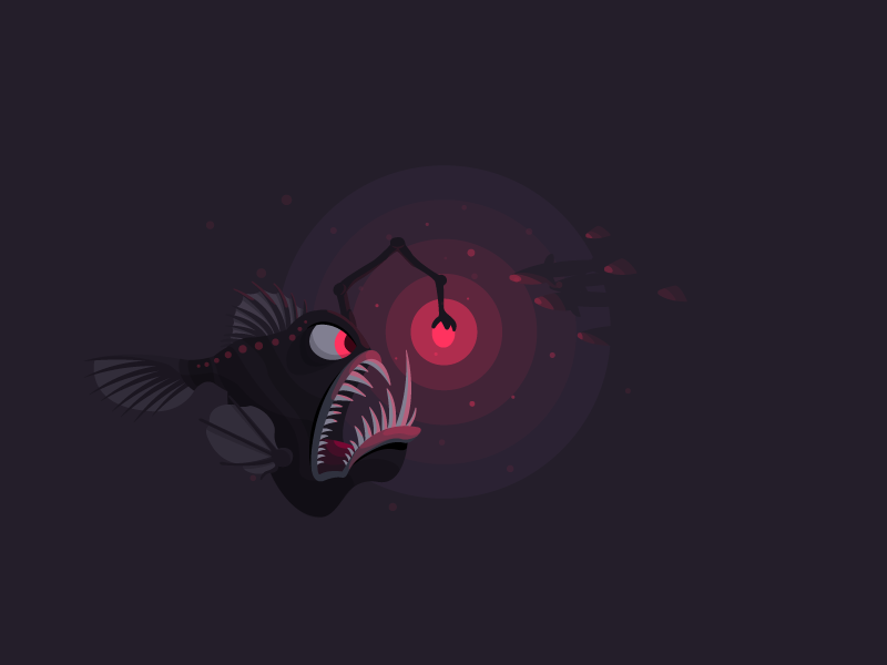 Download Angler Fish by Marko Stupic on Dribbble