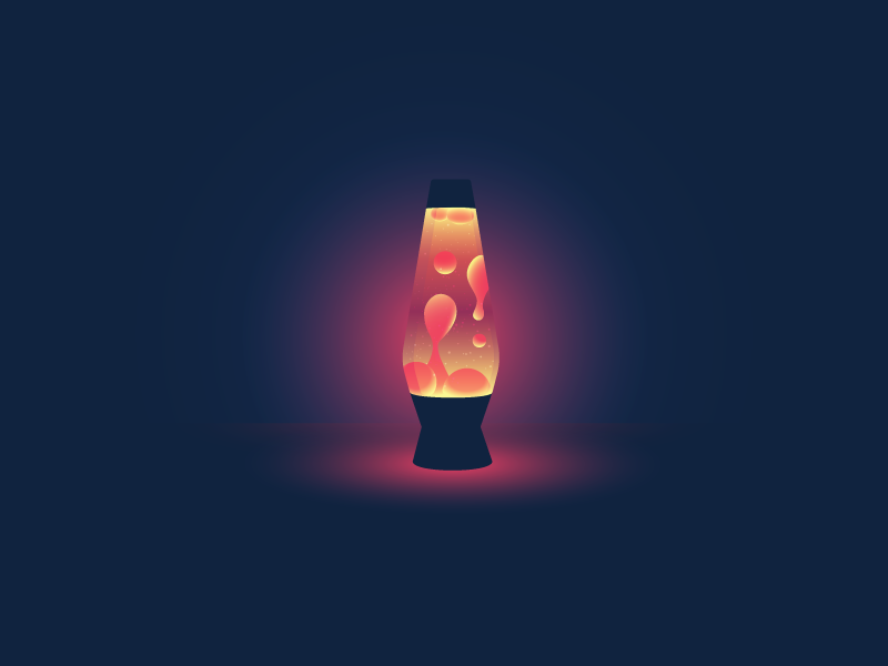 dark lava lamp