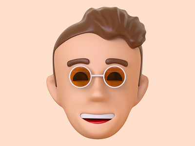 Character icon 3d 3dicon avatar character human icon