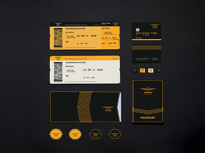 Manekibook black card equinox gaze identity logo manekibook passport ticket typography yellow