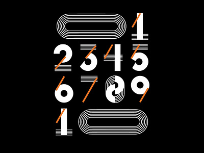 numbers figure geometric graphicdesign numbers type