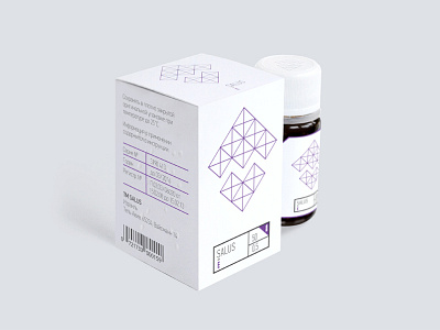 SALUS branding drugs logo medicine package pattern salus vitamin