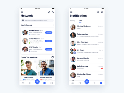 Social App app ui