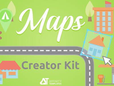 Illustrated Map Maker Affinity Designer Asssets affinity designer assets creative market illustration map vectors