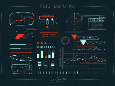 Futuristic Ui Kit Space HUD alien futuristic hud interface space tech