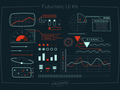 Futuristic Ui Kit Space HUD