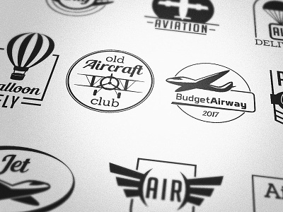 Aviation Badges Vectors