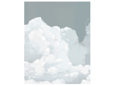 05 blue cloud digital illustration illustration lighting skies sky textures
