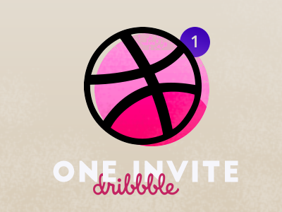 Dribbble invite _ Updated basketball dribbble invitation invite pink