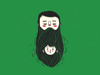 kid inside me beard doodle drawing illustration kid inside me man