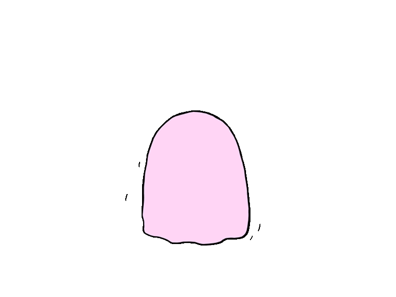 Boo boo cute drawing ghost gif illustration pink