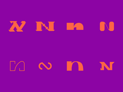 36 Days of Type | N's 36 36 days of type branding circle days of type lettering logo n square type typo typography