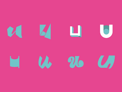 36 Days of Type | U's 36 36 days of type branding circle days of type lettering logo square type typo typography u