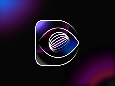 Visual Design Institute. Logo in progress. brand branding design eye gradients institute logo symbol
