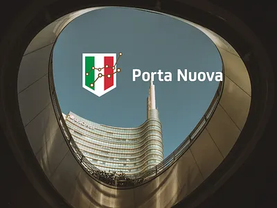 Porta Nuova branding color logo simplicity