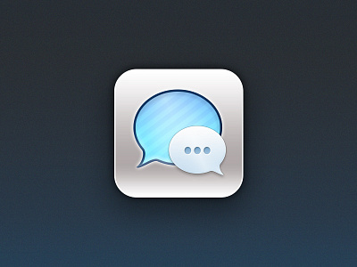iOS 7 Messages App Icon 7 app icon ios messages