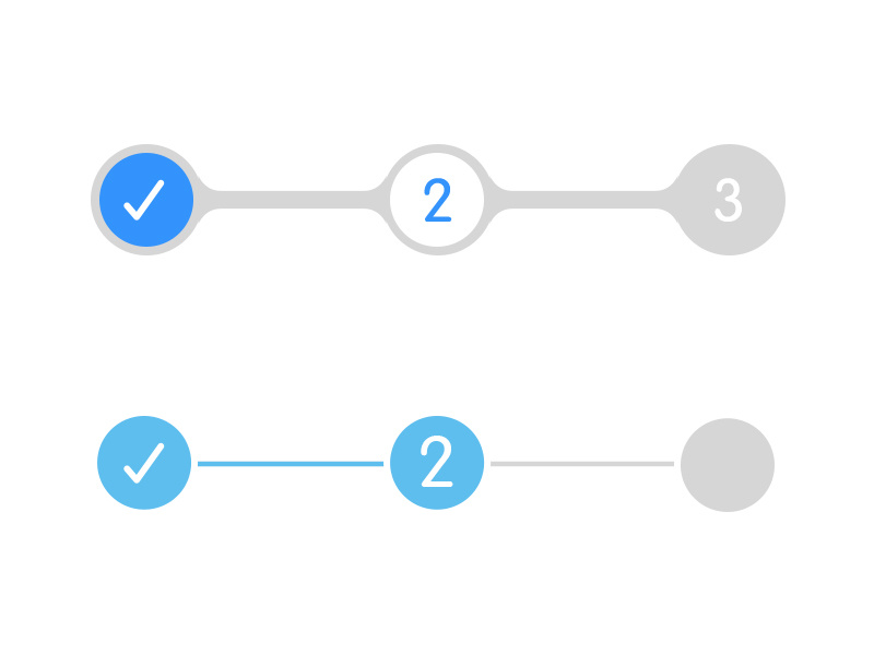 Flat Progress Bars by Heraizen on Dribbble