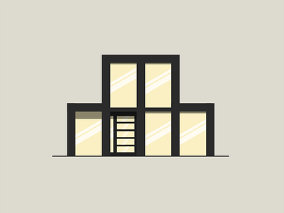 House Illustration architecture house illustration malven minimal modern simple vector