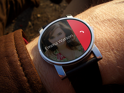 Smartwatch Phone Call UI