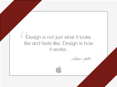 Quote apple design formal gift jobs packaging quote steve