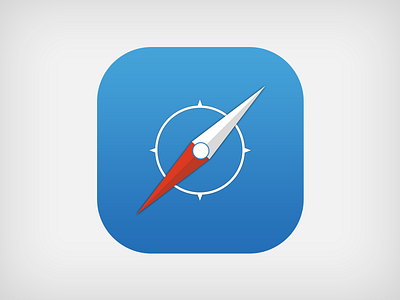 Safari iOS - app dark icon ios ios7 ipad iphone light safari ui
