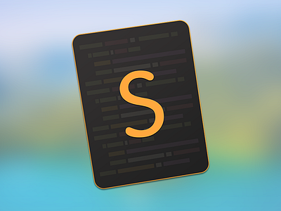 Sublime Text code dock icon logo mac osx sublime text yosemite
