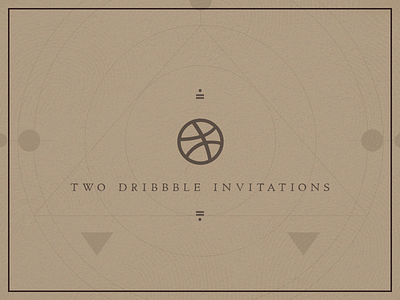 [ENDED] Two Dribbble Invitations