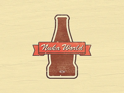 Nuka World bottle dlc fallout icon nuke cola nuka poster sign world