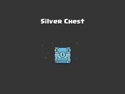 Clash Royale: Silver Chest box chest clash crate game icon illustration iphone royale silver wooden
