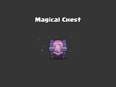 Clash Royale: Magical Chest box chest clash crate game gold icon illustration iphone magical royale silver